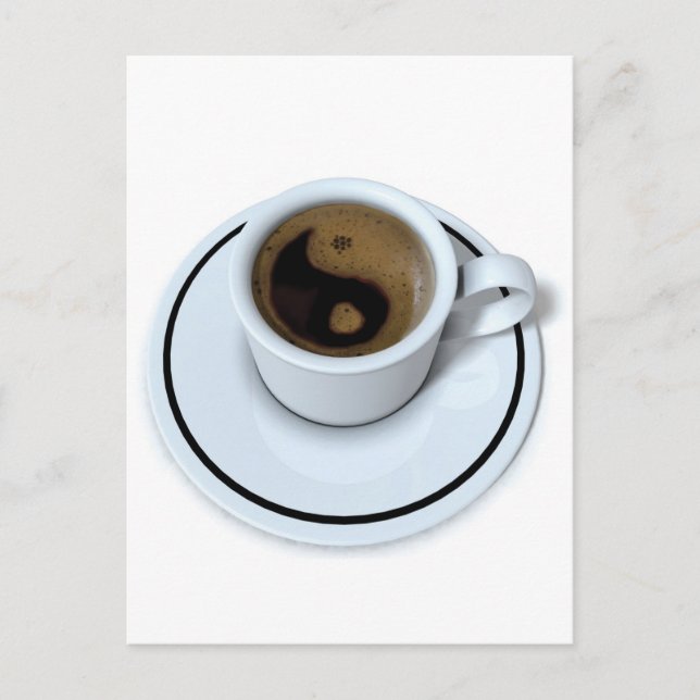 Carte Postale Ying Yang café (Devant)
