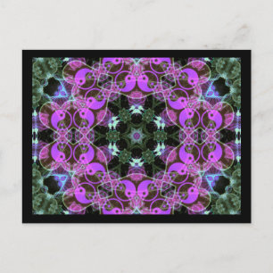 Carte postale YinYang Hexagon