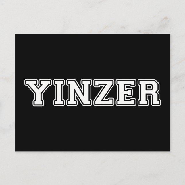 Carte Postale Yinzer (Devant)