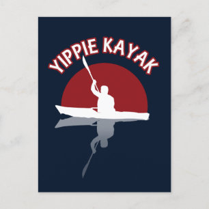 Carte Postale Yippie Kayak