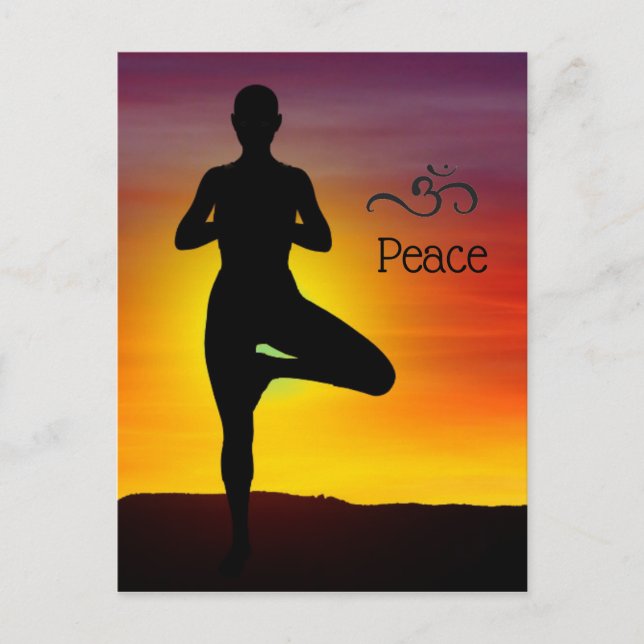 Carte postale Yoga (Devant)