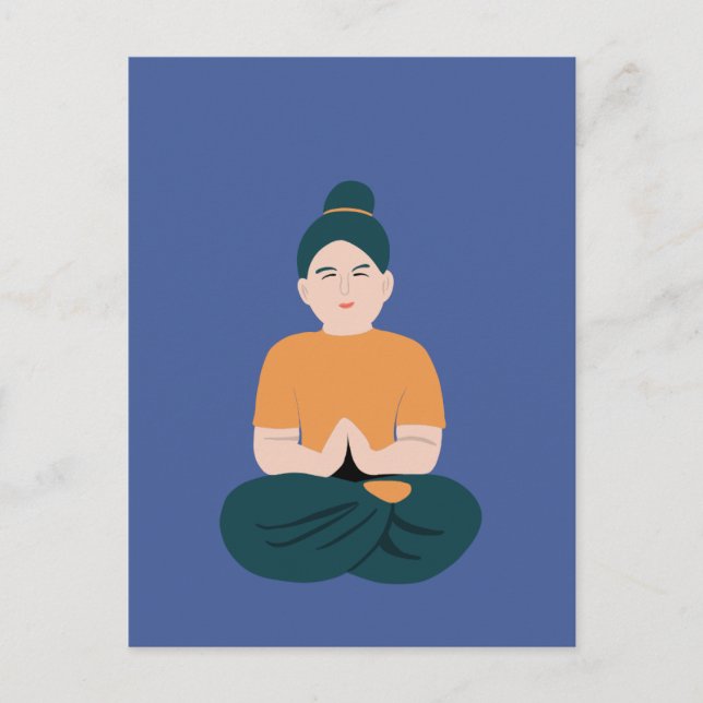 Carte Postale Yoga (Devant)
