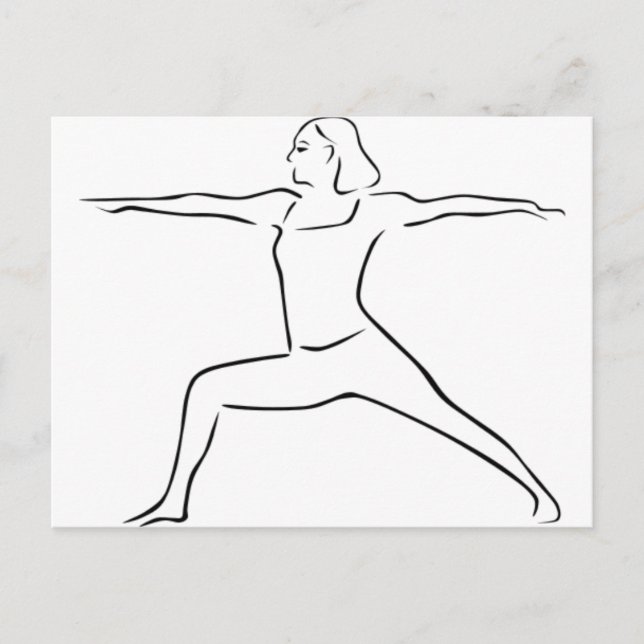 Carte Postale Yoga (Devant)