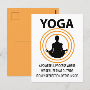 Carte Postale Yoga Méditation Yoga