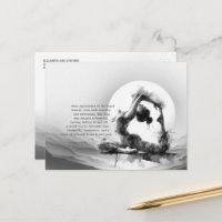 Yoga Reiki Pose du pigeon sur une jambe en aquarel