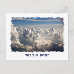 Carte Postale Yonder bleu sauvage