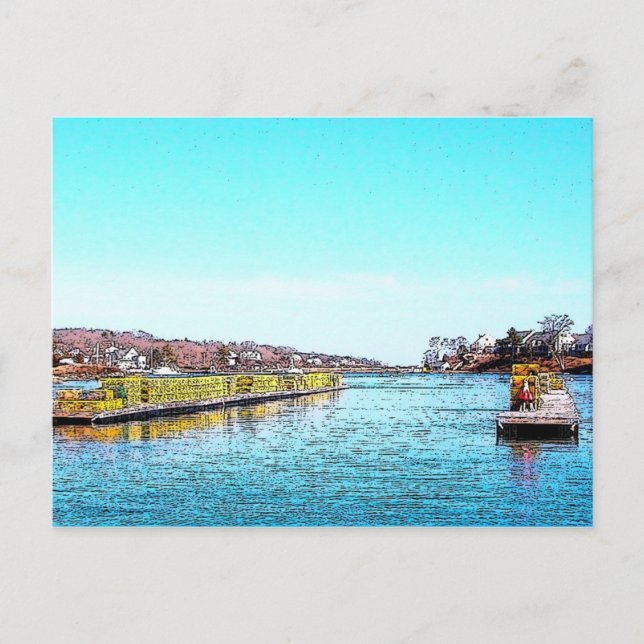 Carte Postale York Harbour, Maine (Devant)