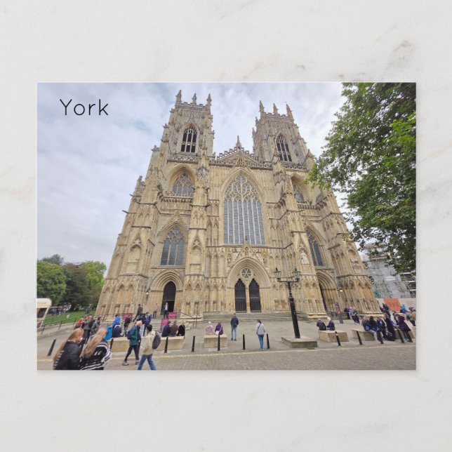 Carte Postale York Minster (Devant)