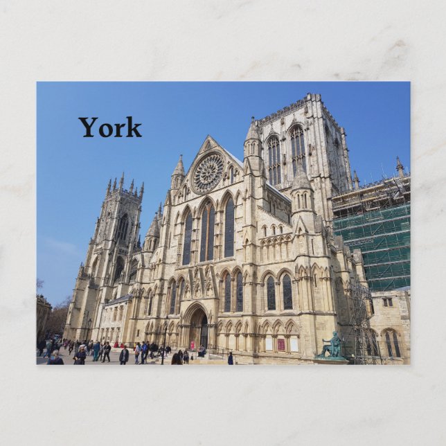 Carte Postale York Minster (Devant)