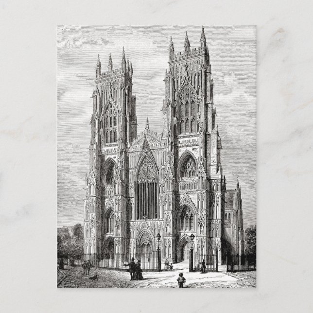 Carte Postale York Minster (Devant)