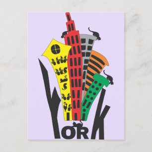 Carte Postale York one