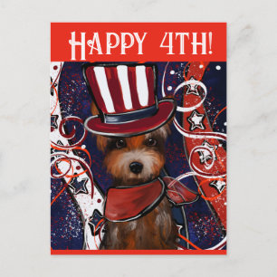 CARTE POSTALE YORKIE