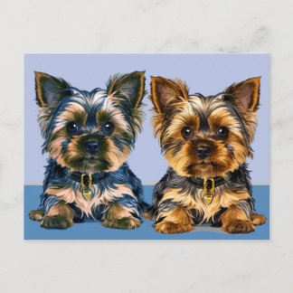 Carte Postale Yorkie