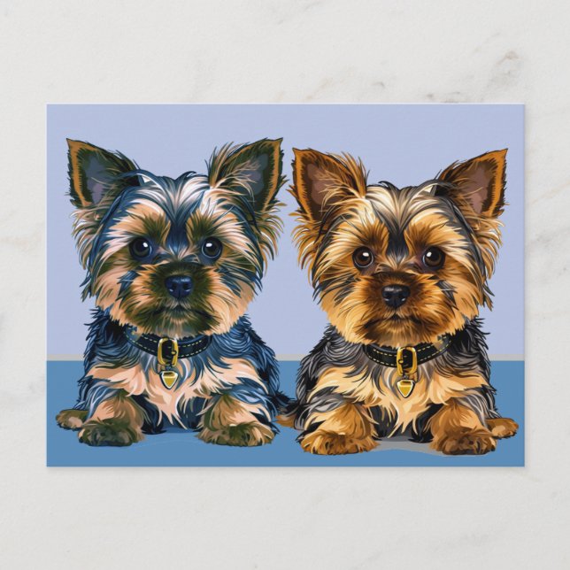 Carte Postale Yorkie (Devant)