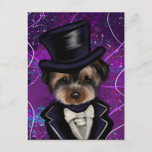 CARTE POSTALE YORKIE