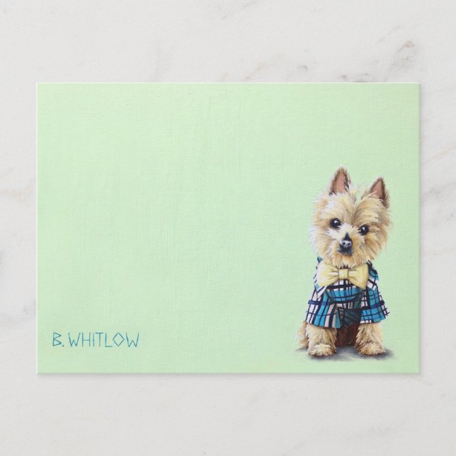 Carte postale Yorkie Dog (Devant)