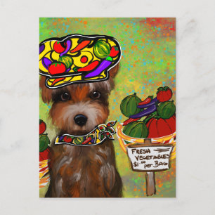 Carte Postale Yorkie Poo