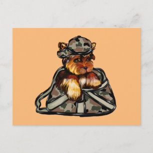 CARTE POSTALE YORKIE POO