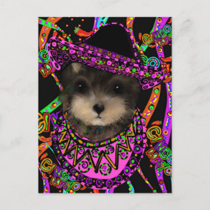 Carte Postale Yorkie Poo