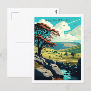Carte Postale Yorkshire Dales National Park lieu de voyage vinta