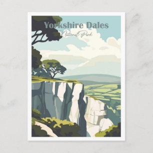 Carte Postale Yorkshire Dales Oeuvres d'art Voyage Place illustr