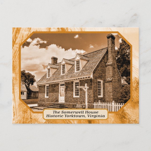 Carte Postale Yorktown historique, Virginie (Devant)