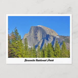 Carte postale Yosemite à demi-dôme