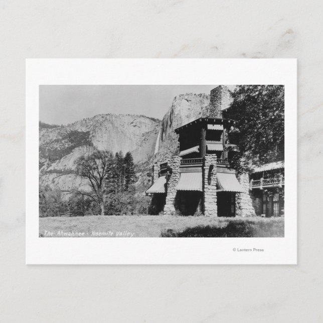 Carte Postale Yosemite, CA - The Ahwahnee Lodge and Valley (Devant)