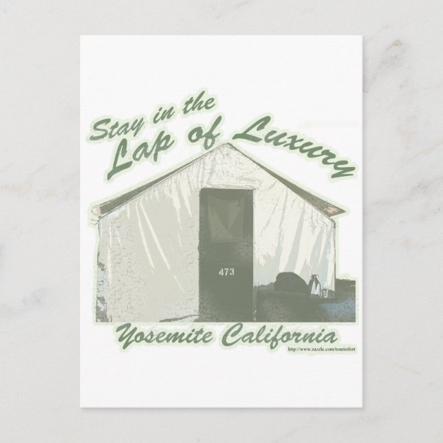Carte Postale Yosemite Humour de luxe Voyage Slogan (Devant)