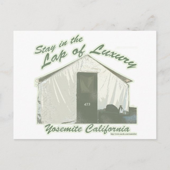 Carte Postale Yosemite Humour de luxe Voyage Slogan (Devant)
