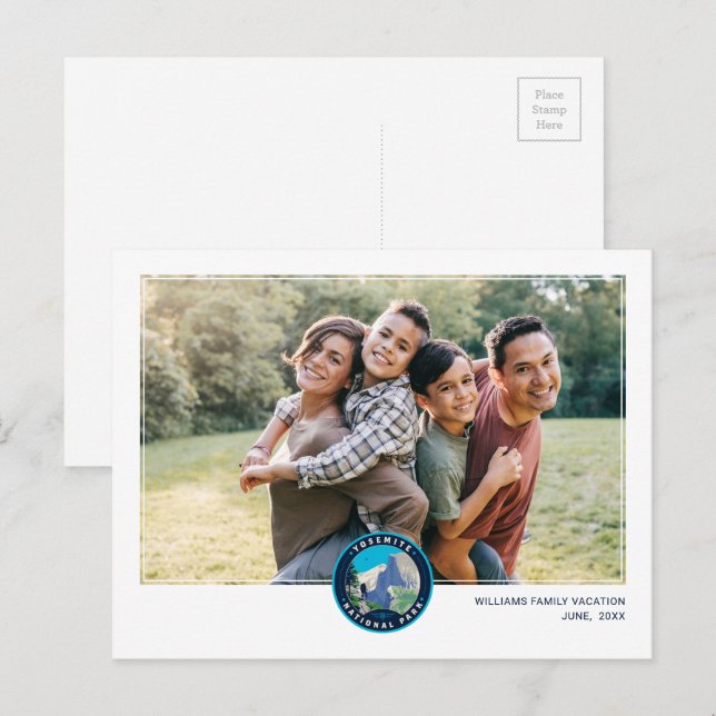 Carte Postale Yosemite National Park (Devant / Derrière)