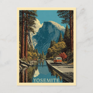 Carte Postale Yosemite National Park California Vintage voyage