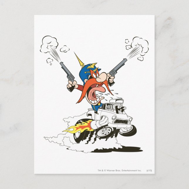Carte Postale Yosemite Sam Road Rage (Devant)
