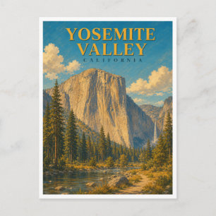 Carte Postale Yosemite Valley Californie El Capitan GeoSaga