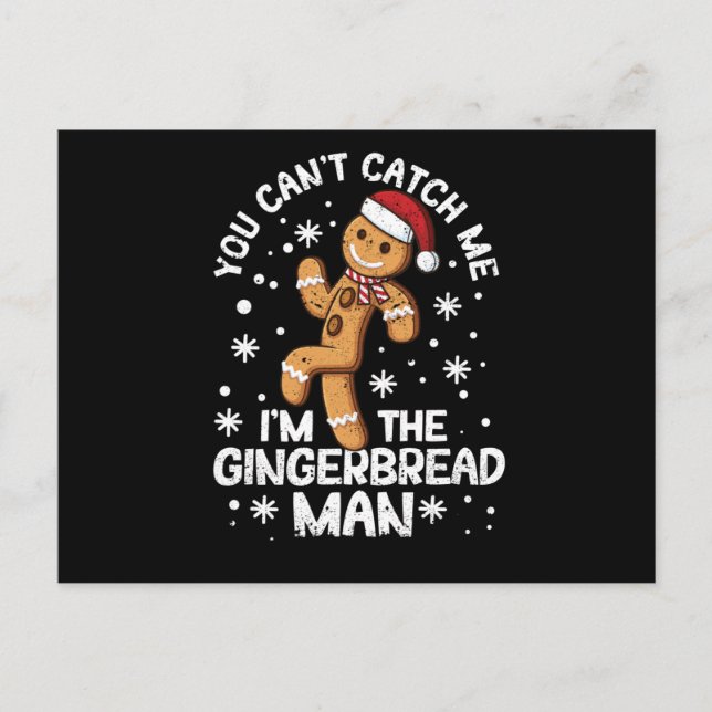 Carte Postale You can not catch me, I am the gingerbread (Devant)