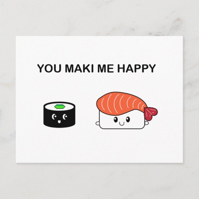 Carte Postale You maki me happy suziethesuzie (Devant)