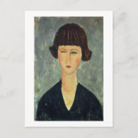 Young Brunette, 1917
