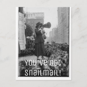 Carte Postale You've Got Snailmail Postcard