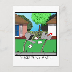 CARTE POSTALE YUCK ! JUNK FOOD !