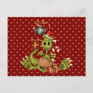 Carte Postale Yule Dragon