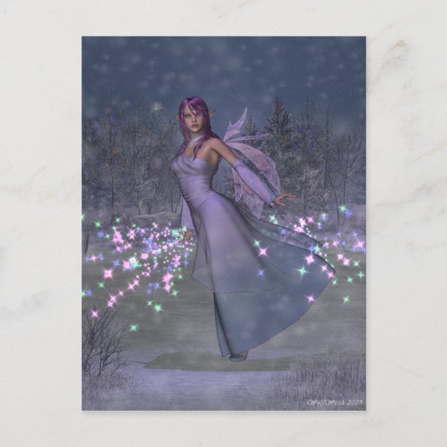 Carte postale Yule Fairy (Devant)