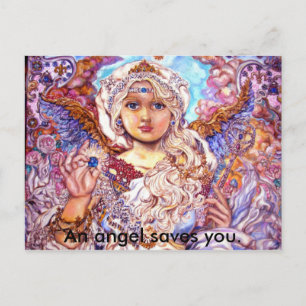 Carte Postale yumi sugai angels, An angel vous sauve.