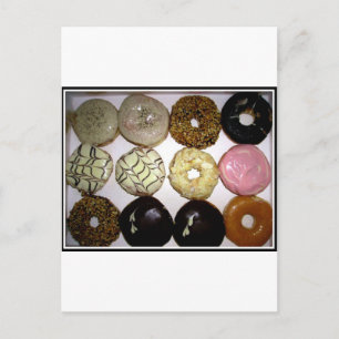 CARTE POSTALE YUMMY DONUTS