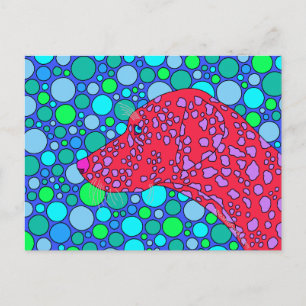 Carte postale Z Cute Dalmatien Pop Art