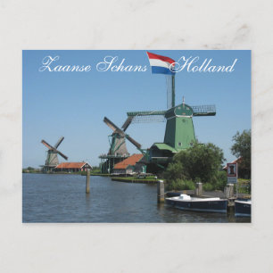 Carte postale Zaanse Schans Holland Windmills