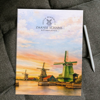 Carte Postale Zaanse Schans Pays-Bas Moulins à vent | Voyage