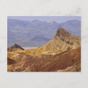 Carte Postale Zabriskie Point Les déserts de la vallée de la Mor