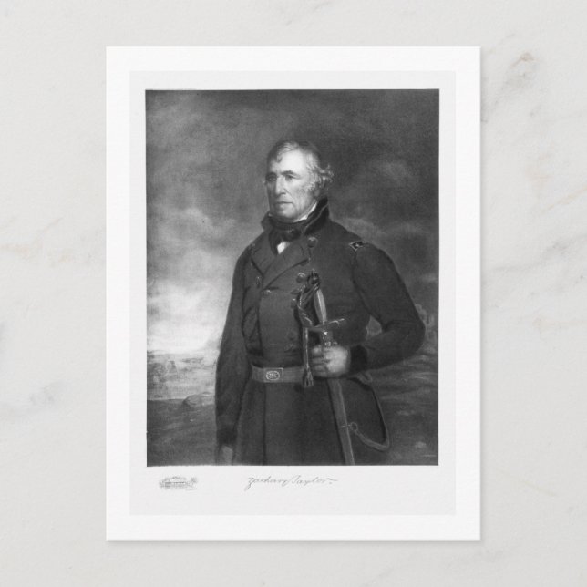 Carte Postale Zachary Taylor, 12e président des États-Unis (Devant)