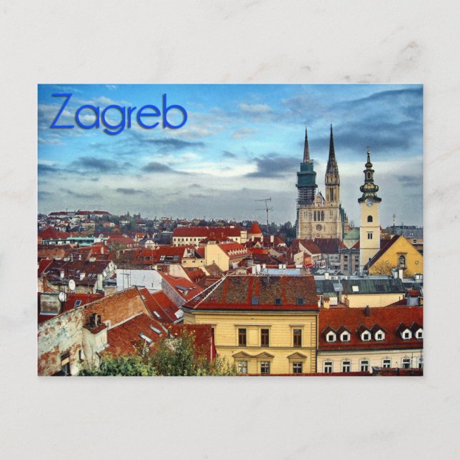 Carte Postale Zagreb (Devant)