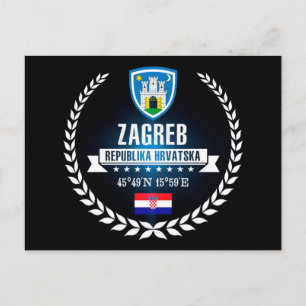 Carte Postale Zagreb